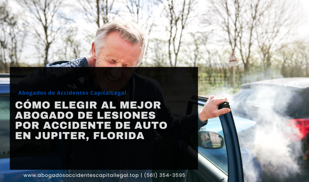 abogado lesiones accidente de auto Jupiter