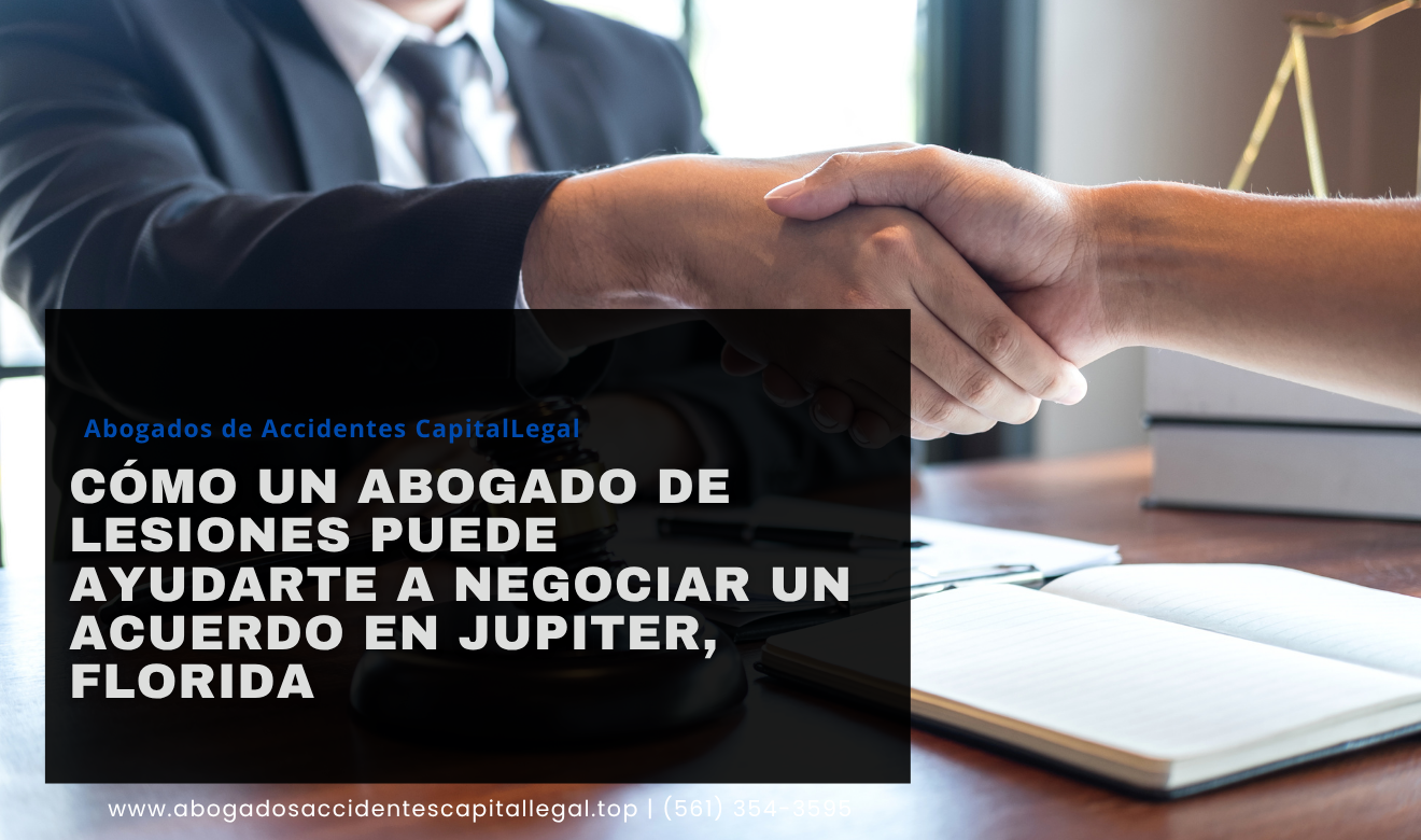 abogado lesiones negociación de acuerdo Jupiter