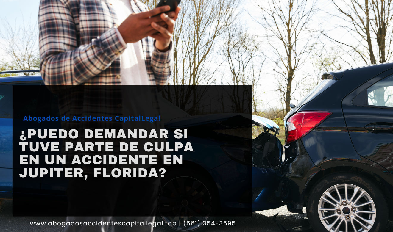 puedo demandar con parte de culpa Jupiter